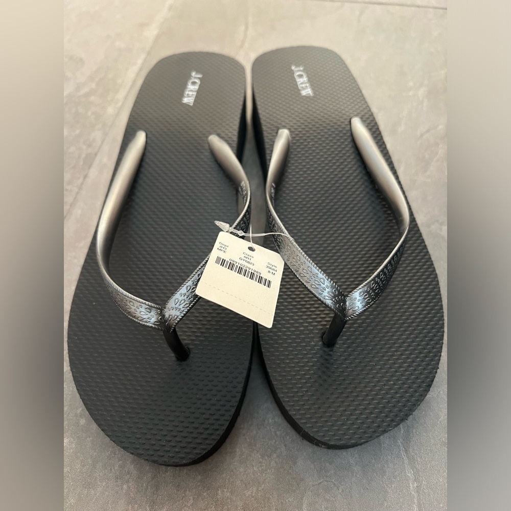 J. Crew Black Sandals